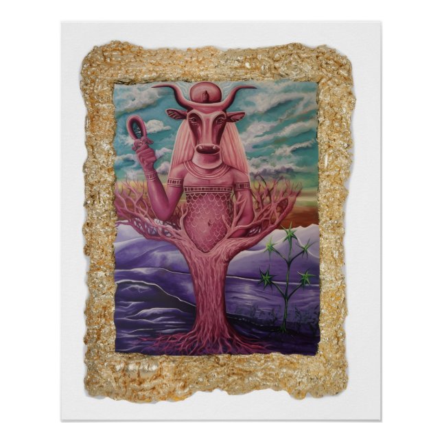 Pôster Hathor art poster por Nefertara (Frente)