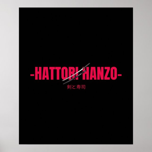 Poster Hattori Hanzo (Frente)