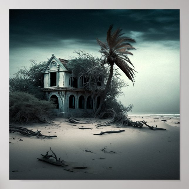 poster 'Haunted Dumas Beach 1' (Frente)