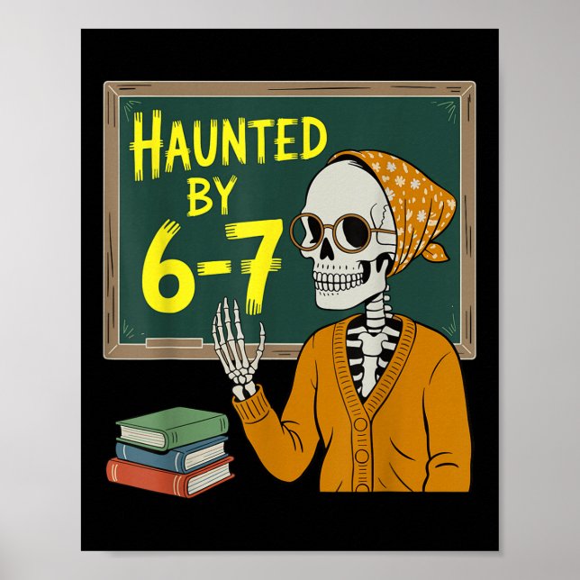 Poster Haunted Funny 67 Six Seven Meme Matching 6 7 Costu (Frente)