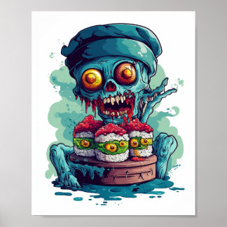 Poster Haunted Sushi Chef