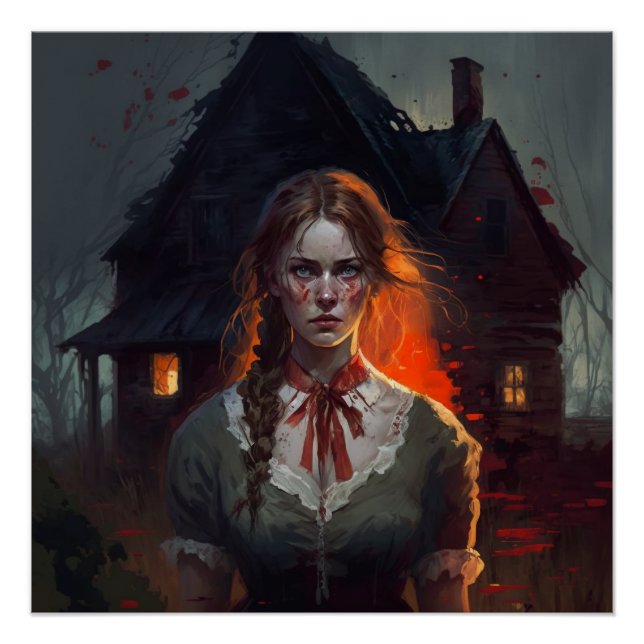 Pôster Haunting house (Frente)