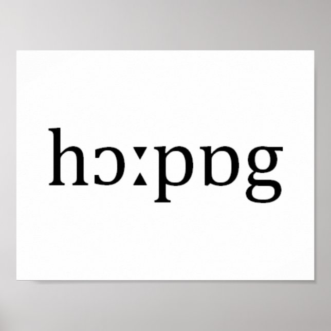 Pôster Hauppauge Long Island - Ortografia Fonética (Frente)