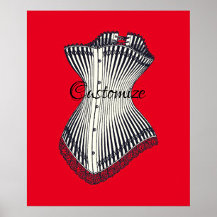 Poster Haute Couture Corset Thunder_        CovePoster