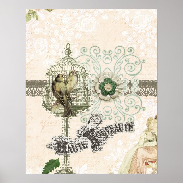 Poster Haute Nouveau em Paris (Frente)