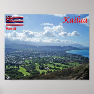 Poster Havaí - Kailua -