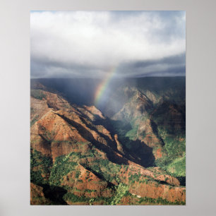 Pôster Havaí, Kauai, Parque Estadual Waimea Canyon