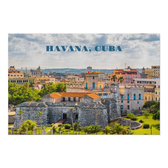 Pôster Havana CUBA (Frente)