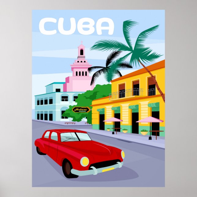Poster Havana Cuba (Frente)