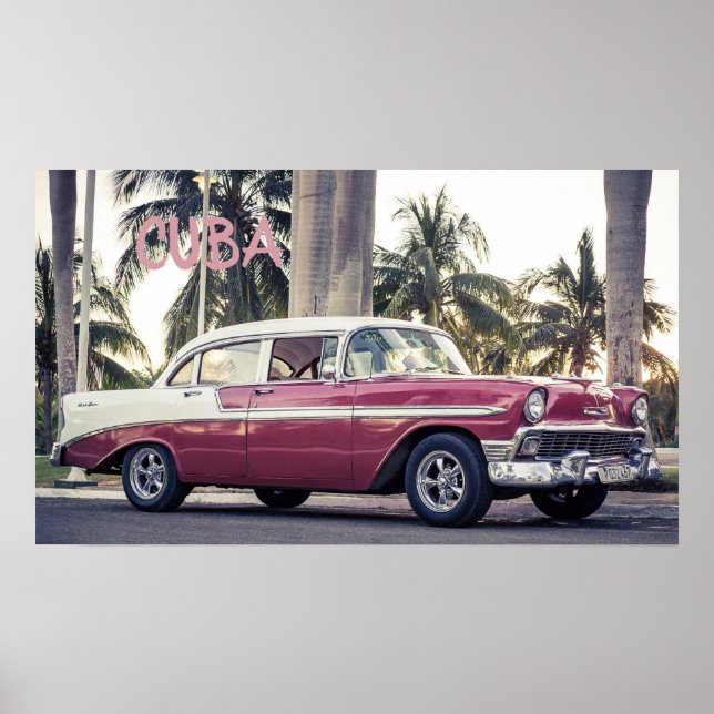 POSTER HAVANA CUBA CAR (Frente)