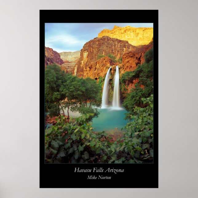 Pôster Havasu Falls Arizona (Frente)