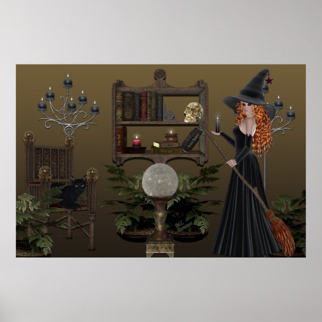 Pôster Haven da bruxa (Frente)