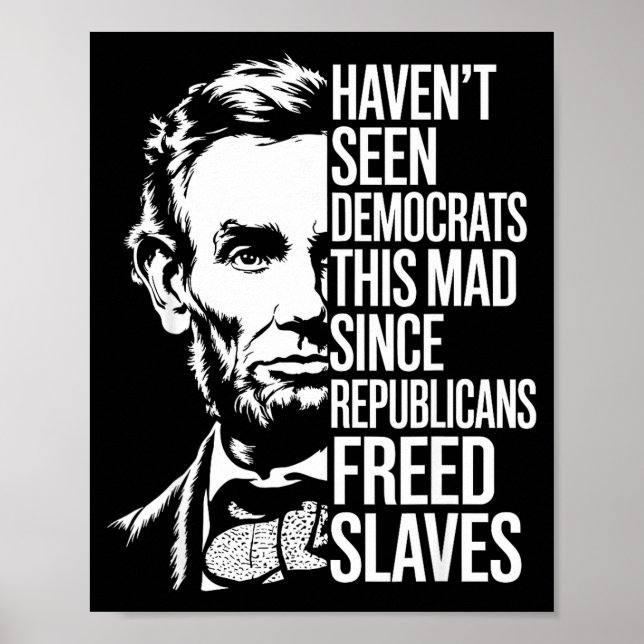 Poster Haven't Seen Democrats This Mad Since Republicans  (Frente)