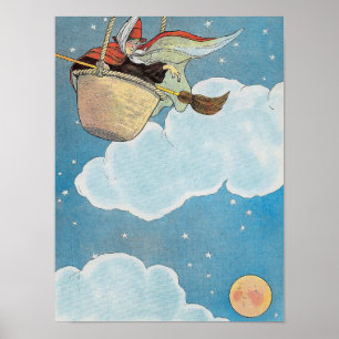 Poster Havia uma velha mulher jogada numa cesta, Rhyme