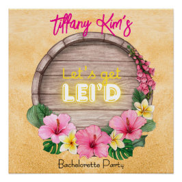 Pôster Hawaii Bachelorette Party