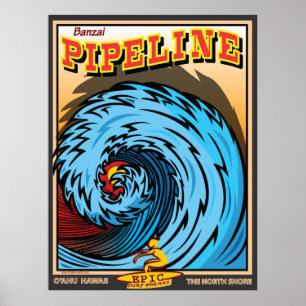 POSTER HAWAII ESCOAMENTO DO NORTE