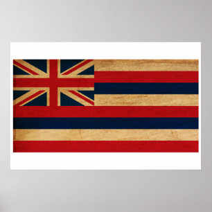 Poster Hawaii Flag