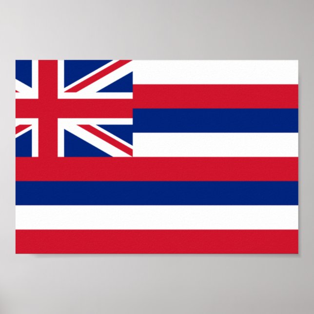Pôster Hawaii Flag (Frente)