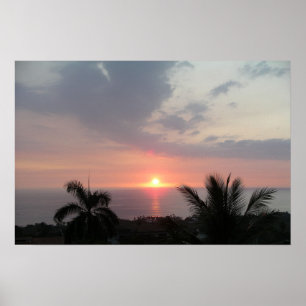 Poster Hawaiian Sunset Print