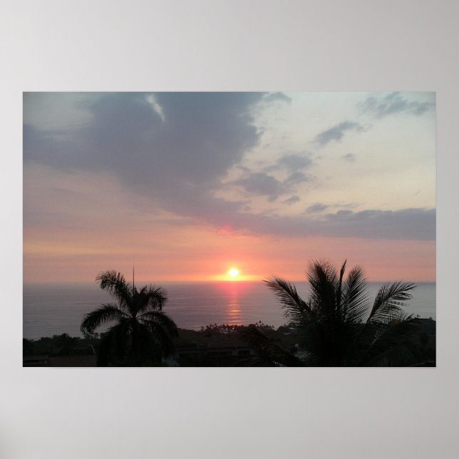 Poster Hawaiian Sunset Print (Frente)