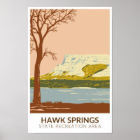 Hawk Primavera State Recreation Area Wyoming Vinta