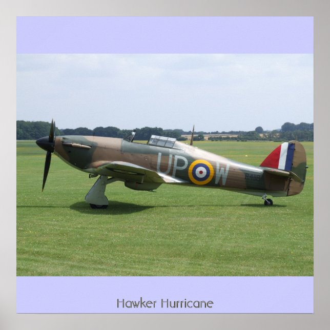 Pôster Hawker Hurricane (Frente)