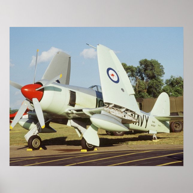 Pôster Hawker Sea Fury na CAF, Minnesota Wing, no (Frente)