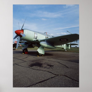 Pôster Hawker Sea Fury no CAF, Minnesota Wing, no 2