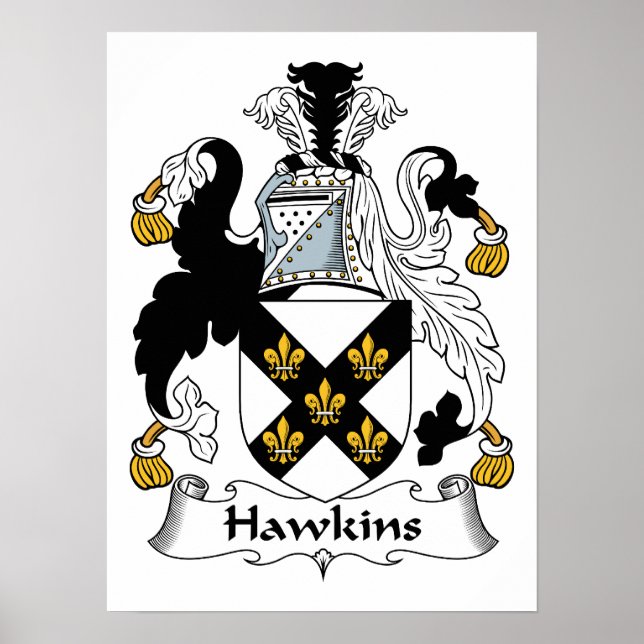 Pôster Hawkins Family Crest (Frente)