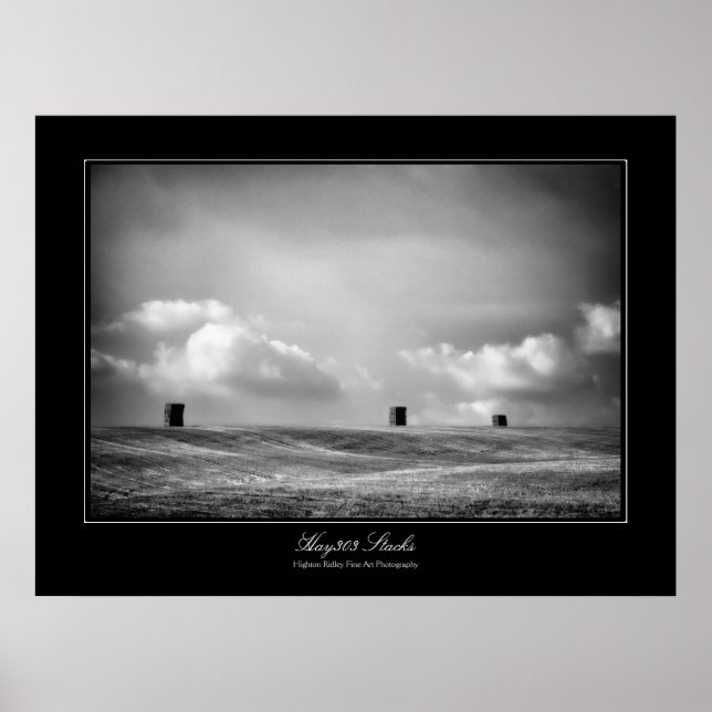 Poster Hay303 Stacks, estilo galeria de arte (Frente)