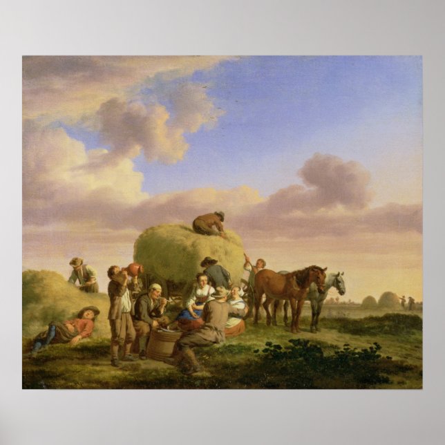 Pôster Hayakers descansando em um campo (Frente)