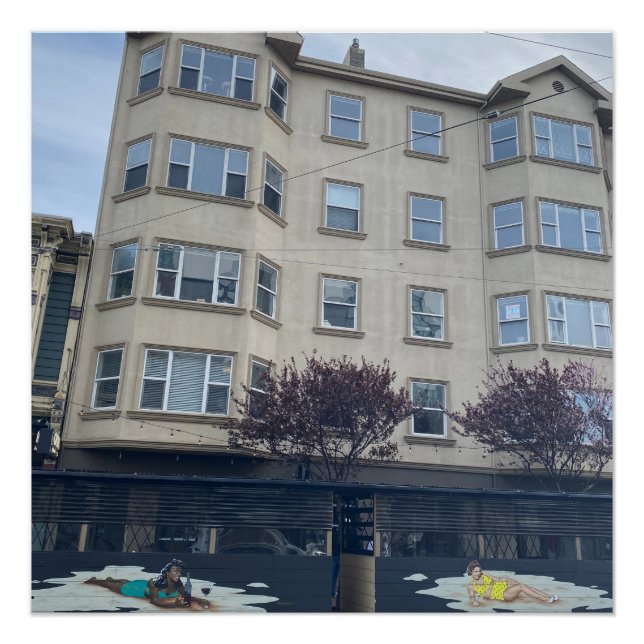 Pôster Hayes Valley, São Francisco (Frente)