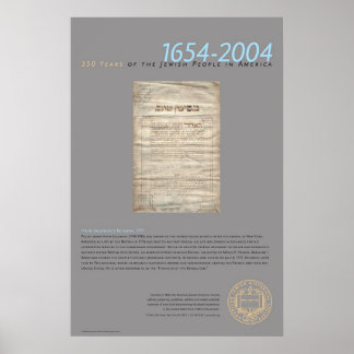 Poster Haym Salomon's Ketubah, 1777