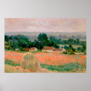 Poster Haystack at Giverny - Claude Monet - 1886