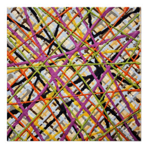 Pôster Haystack em Purple Perfect Poster