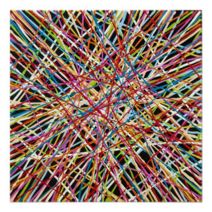 Pôster Haystack no Red Perfect Poster