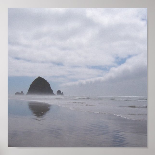 Poster Haystack Rock Beach (Frente)