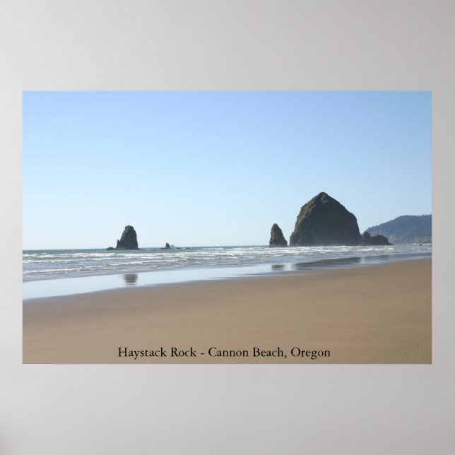Pôster Haystack Rock - Cannon Beach, Oregon (Frente)