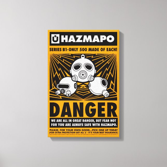 Poster Haz Clássico (B1_All 3) na canvas (Frente)