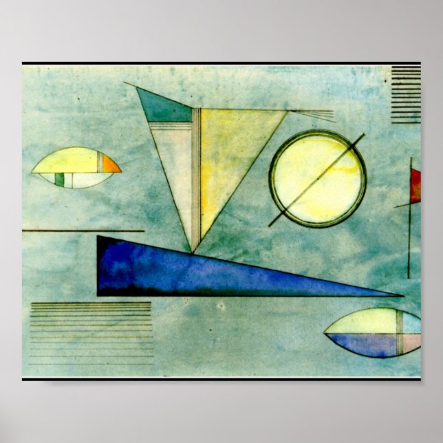 Poster Haze, popular trabalho de arte Kandinsky, (Frente)