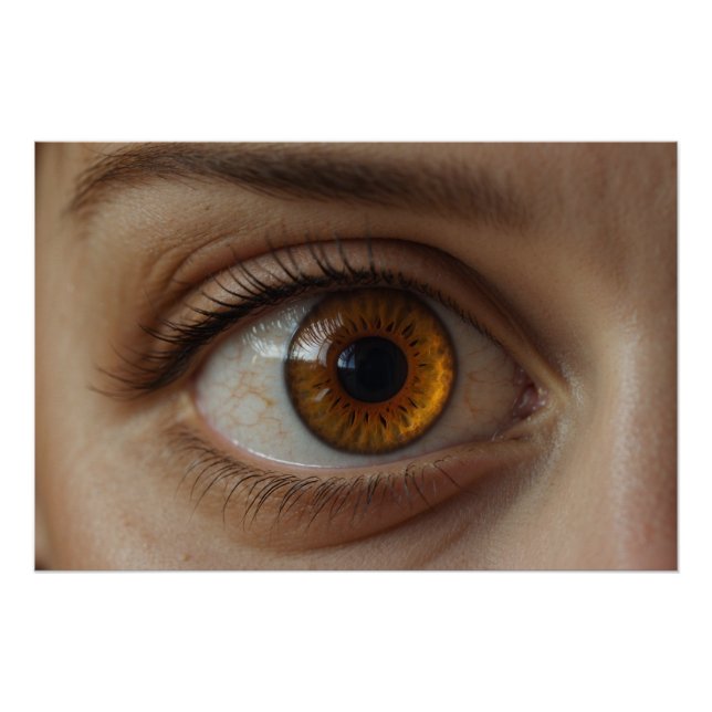 Pôster Hazel-Brown Eye Divertido (Frente)