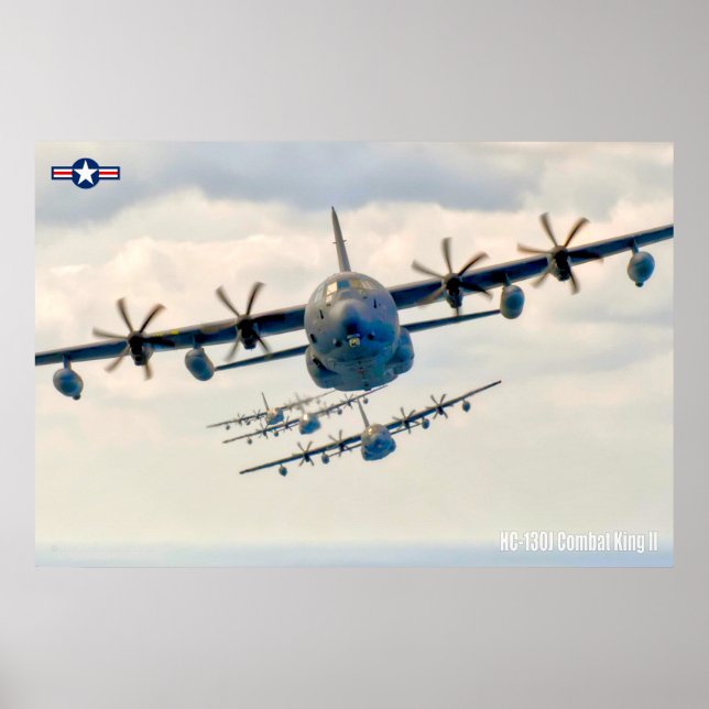 POSTER HC-130J COMBAT KING II (Frente)