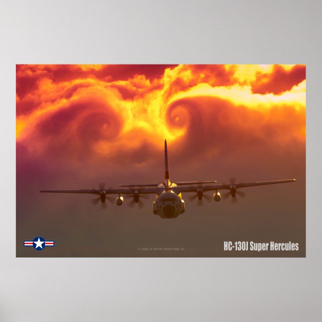 POSTER HC-130J SUPER HERCULES (Frente)