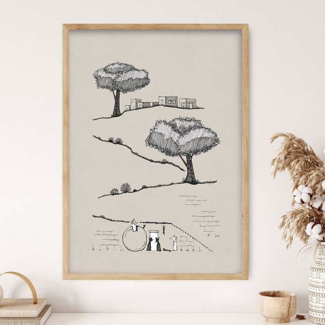Poster He Is Risen, Empty Tomb, WALL Art, Jesus Print, Je (Criador carregado)