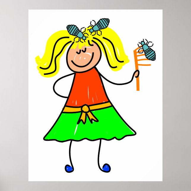 Poster Head Lice Kid (Frente)