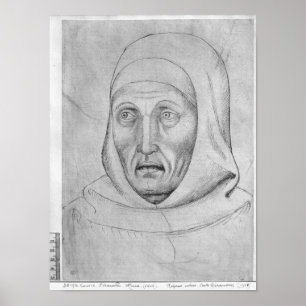 Pôster Head of a monk, from the The Vallardi Album