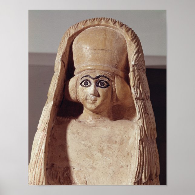 Pôster Head of a statue of Ishtar, wearing a (Frente)