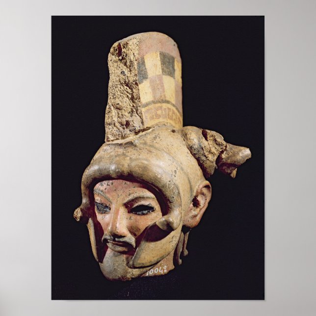 Pôster Head of a warrior wearing a helmet (Frente)