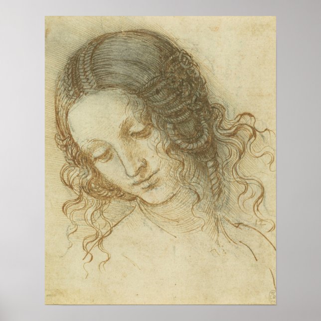 Poster Head of Leda Da Vinci (Frente)