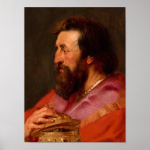 Poster Head of One of the Three Kings, Melchior